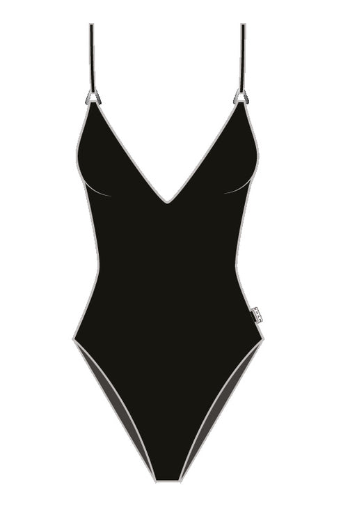 Shan Intemporel Timeless V-neck one-piece
